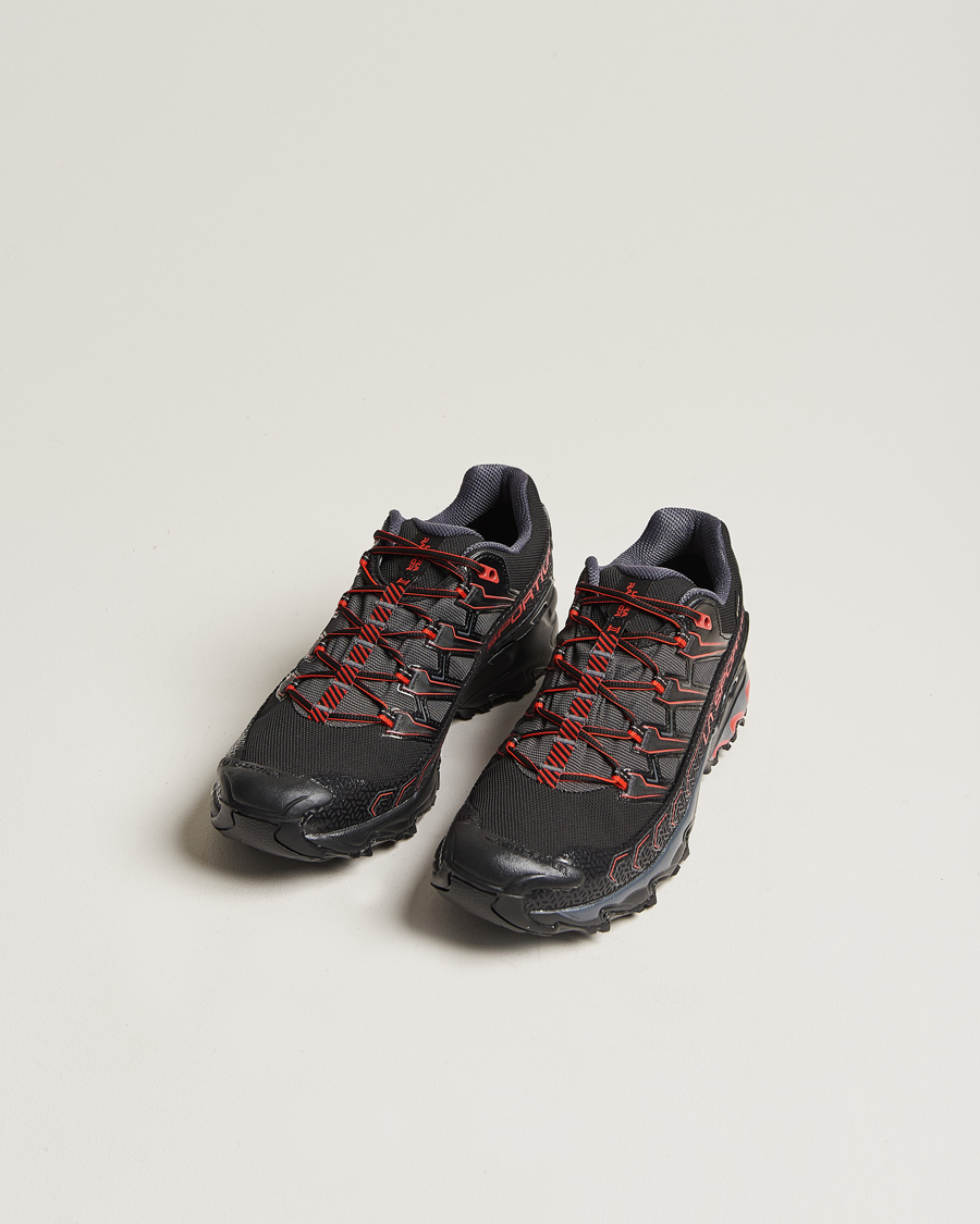 Herren | La Sportiva Ultra Raptor II GTX Trail Running Shoes Black/Goji | La Sportiva | Ultra Raptor II GTX Trail Running Shoes Black/Goji