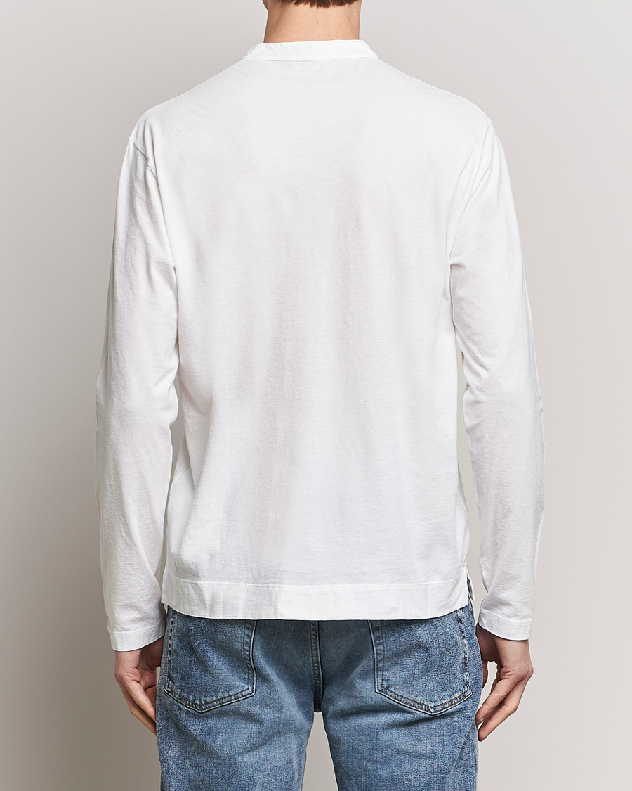 Herren | Pullover | Massimo Alba | Hawai Watercolor Henley White