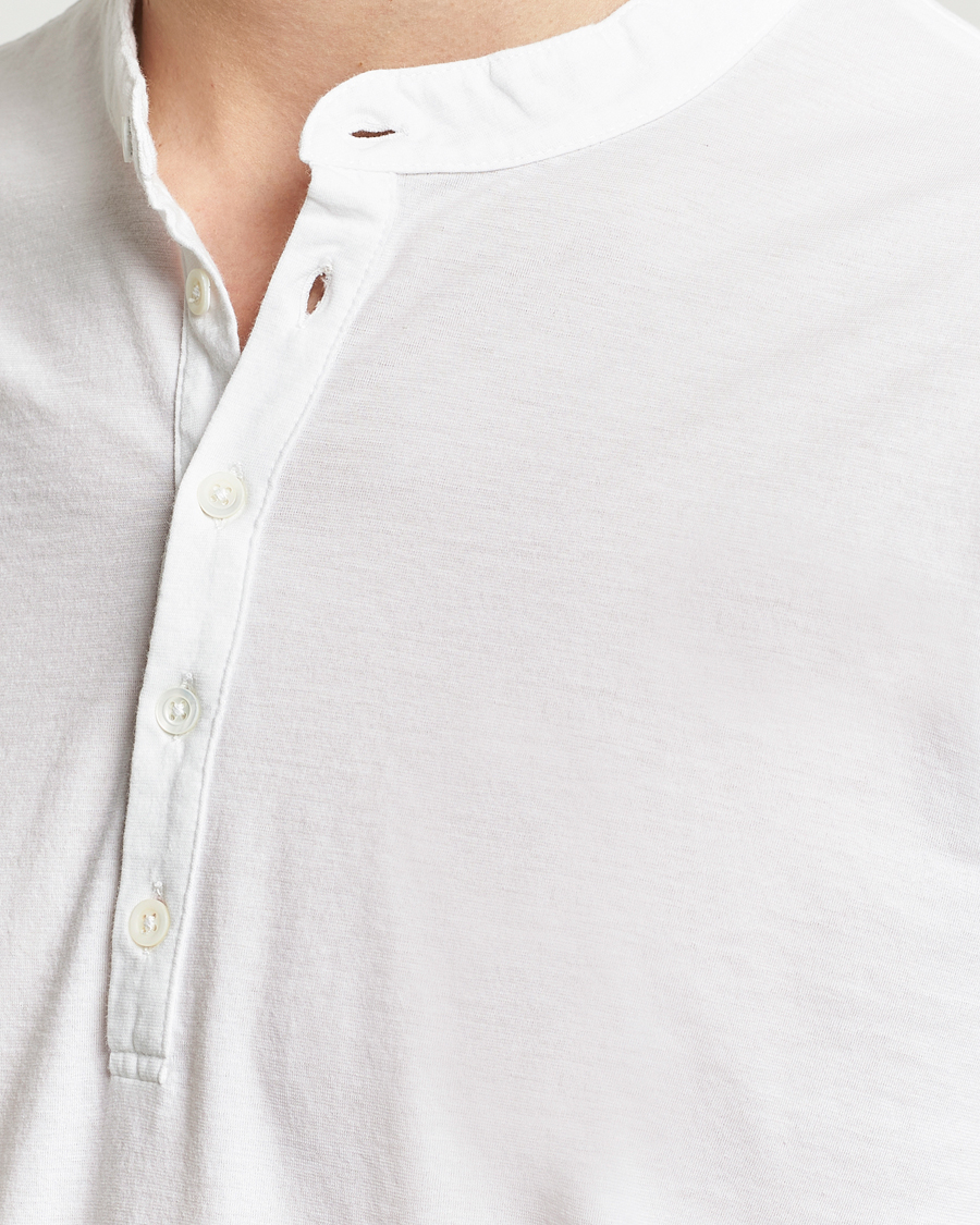 Herren | Pullover | Massimo Alba | Hawai Watercolor Henley White