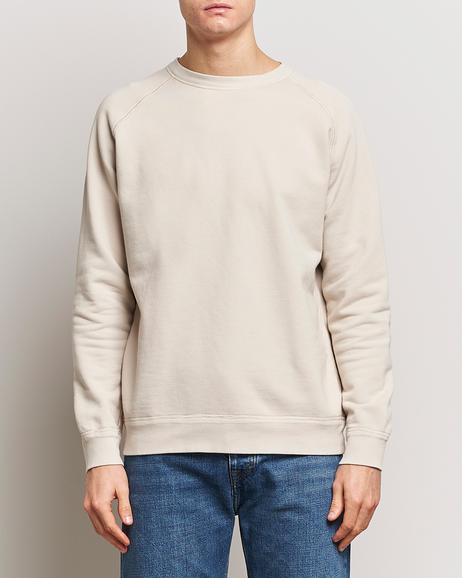 Herren | Kategorie | Massimo Alba | Freesport Fleece Cotton Sweatshirt Light Beige