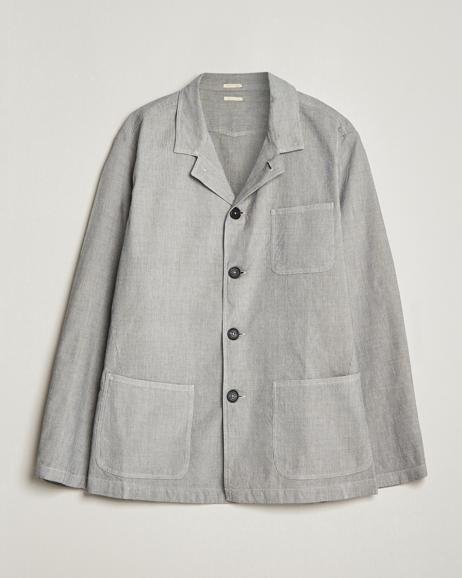 Herren | Jacken | Massimo Alba | Florida Cotton/Linen Shirt Jacket Light Grey