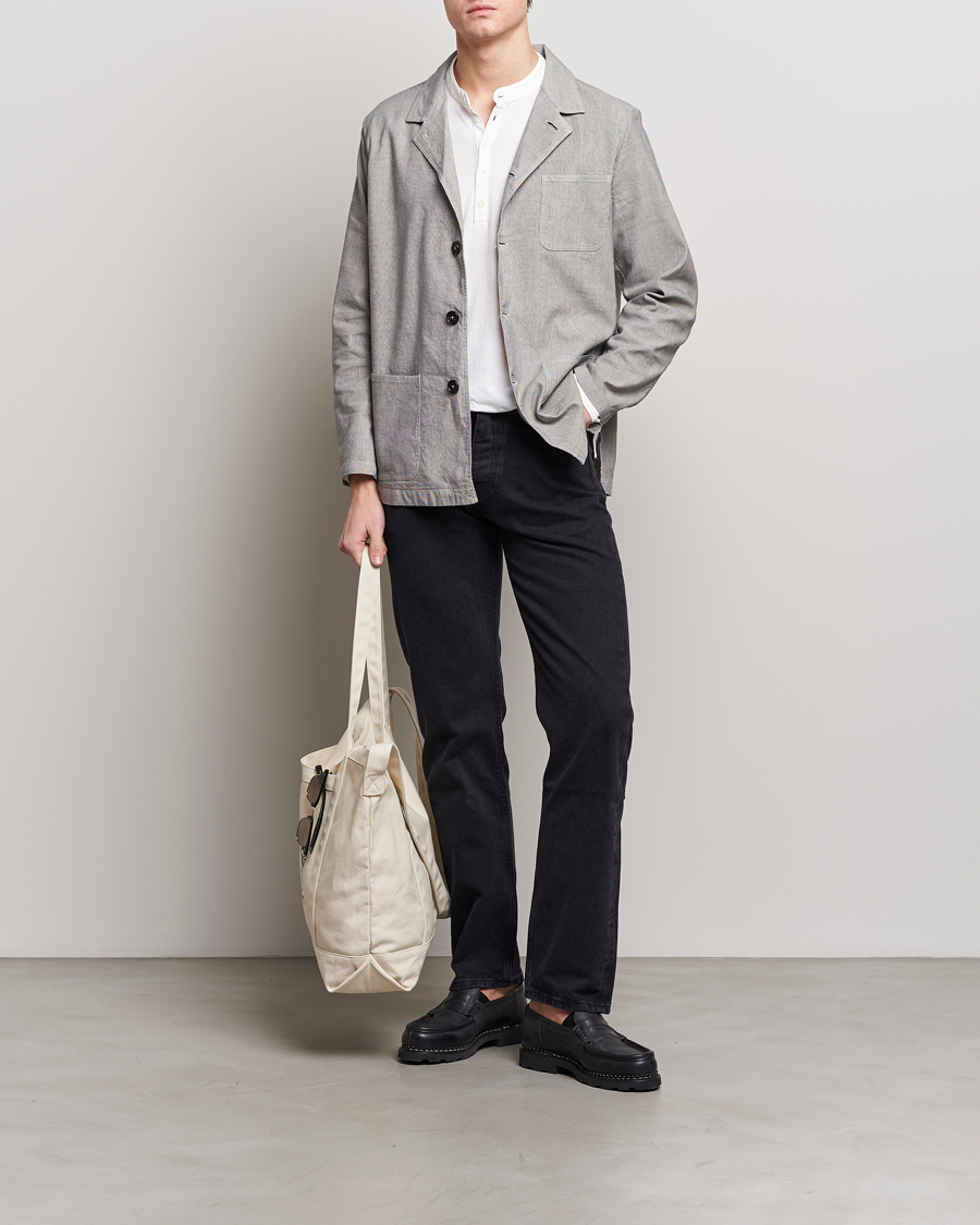 Herren | Jacken | Massimo Alba | Florida Cotton/Linen Shirt Jacket Light Grey