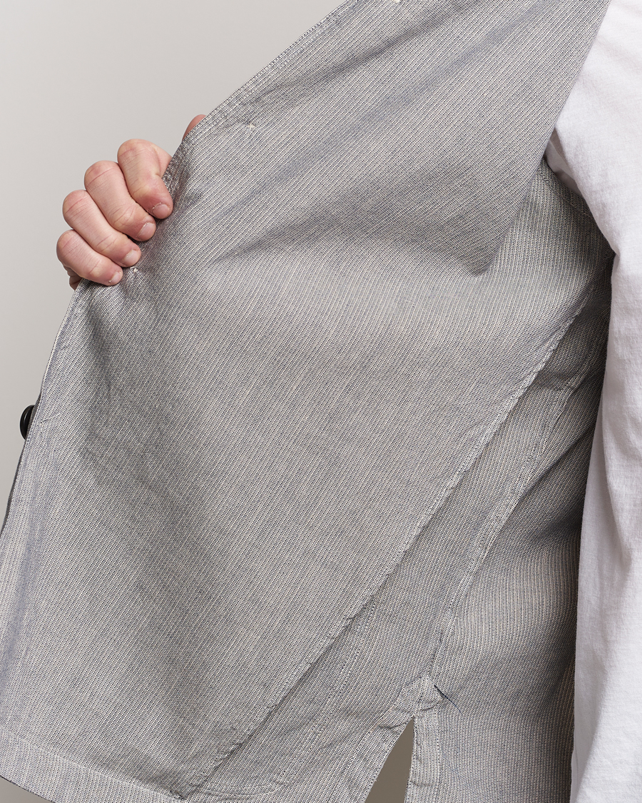 Herren | Jacken | Massimo Alba | Florida Cotton/Linen Shirt Jacket Light Grey