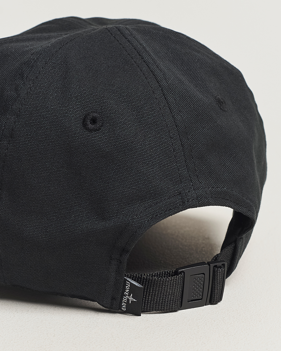 Herren | Stone Island Small Logo Cap Black | Stone Island | Small Logo Cap Black