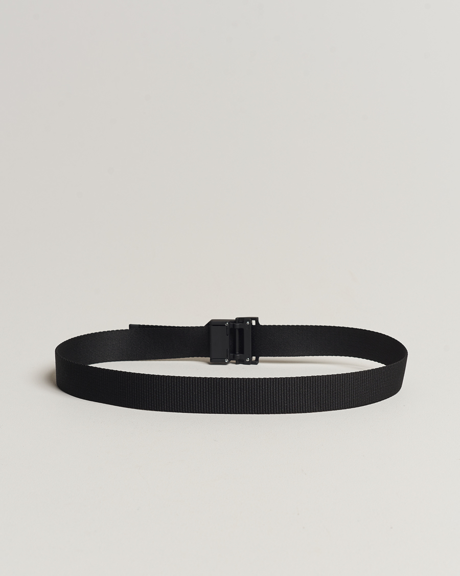 Herren | Stone Island Textile Belt Black | Stone Island | Textile Belt Black