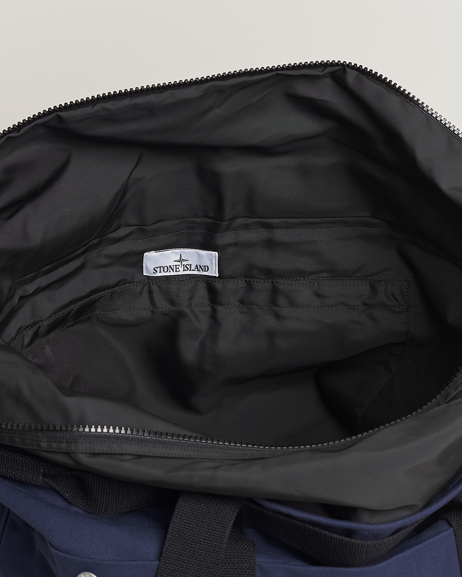 Herren | Stone Island Marina Large Tote Bag Royal Blue | Stone Island | Marina Large Tote Bag Royal Blue