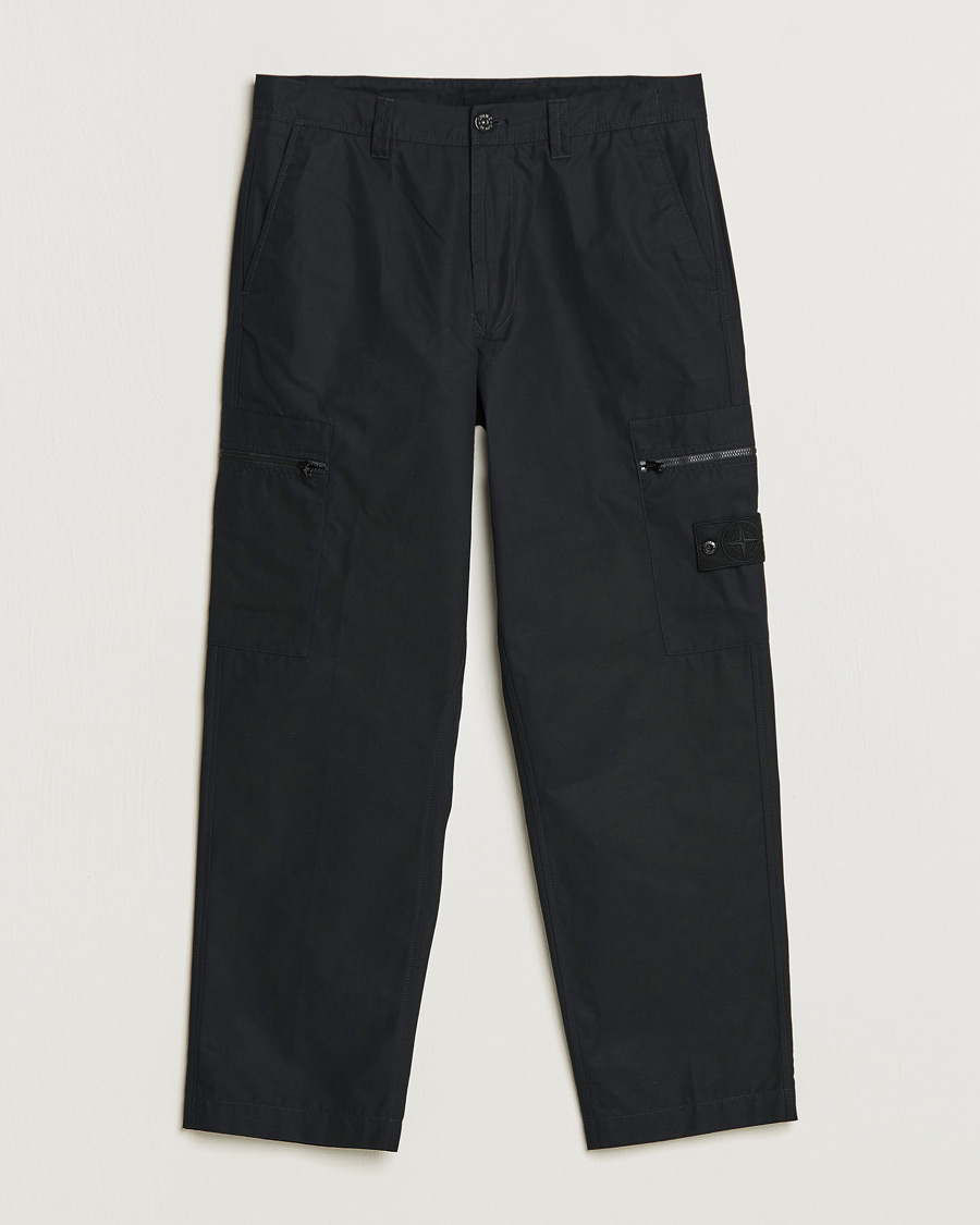 Herren | Hosen | Stone Island | Ghost Ventile Cotton Cargo Pants Black