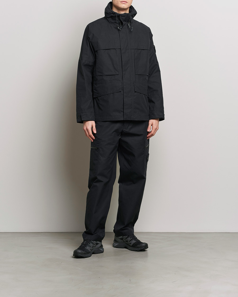 Herren | Hosen | Stone Island | Ghost Ventile Cotton Cargo Pants Black