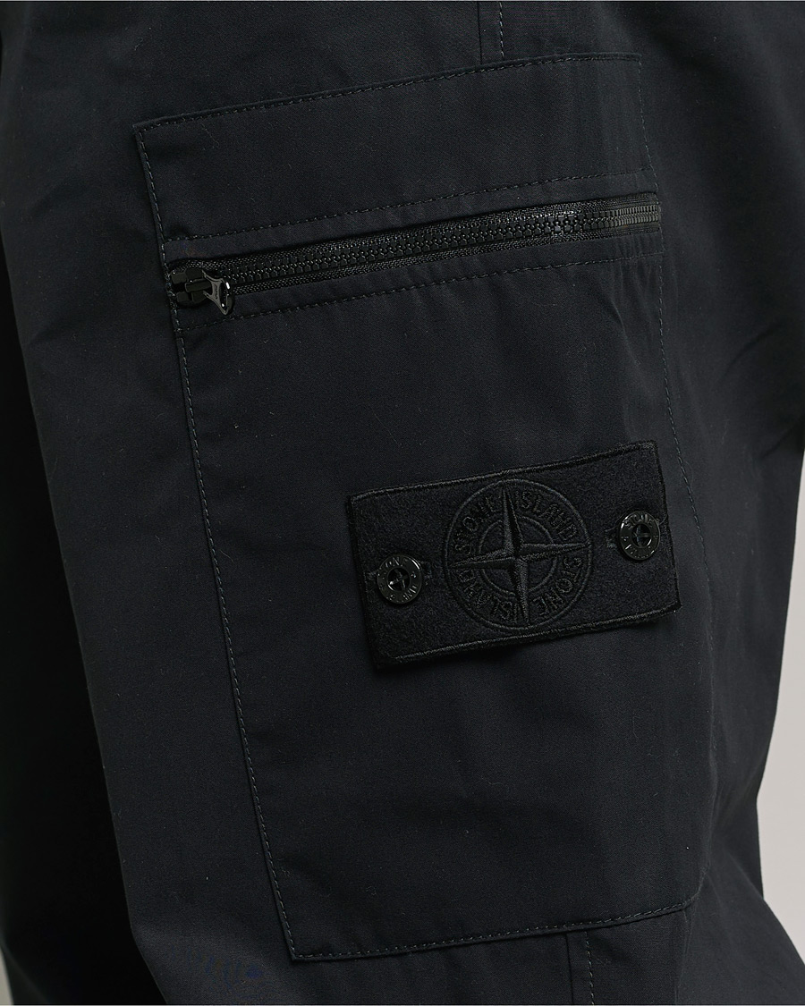 Herren | Hosen | Stone Island | Ghost Ventile Cotton Cargo Pants Black