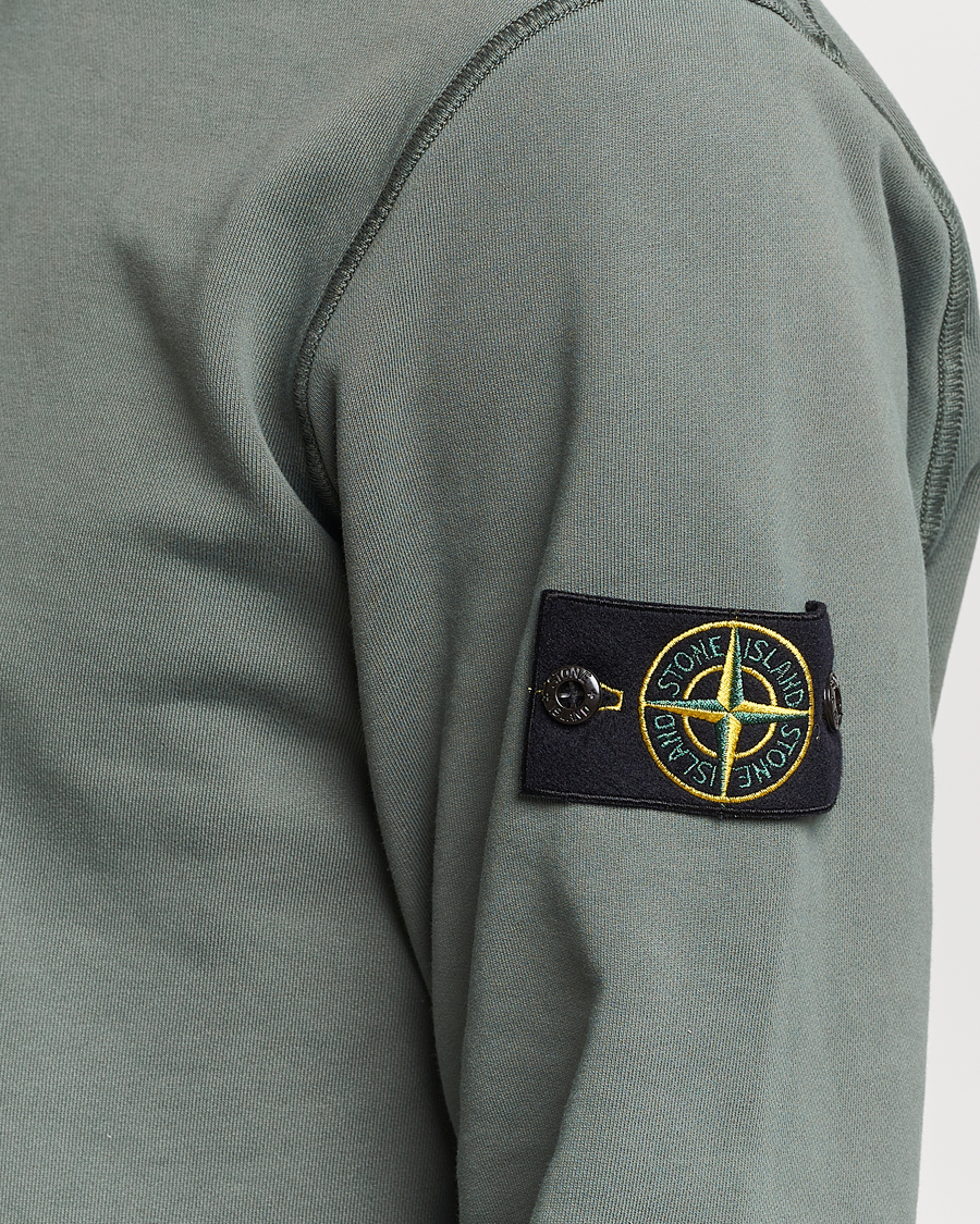 Herren | Pullover | Stone Island | Garment Dyed Cotton Sweatshirt Musk