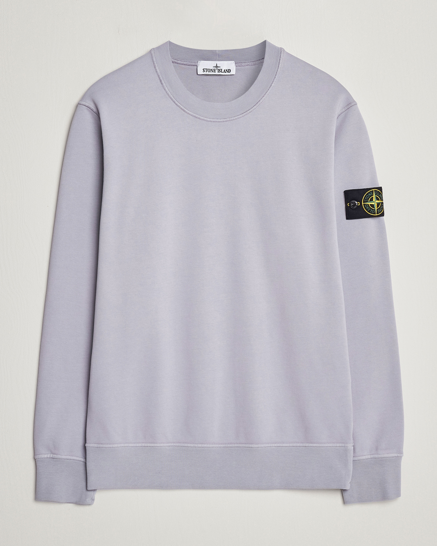 Herren | Pullover | Stone Island | Garment Dyed Cotton Sweatshirt Dust