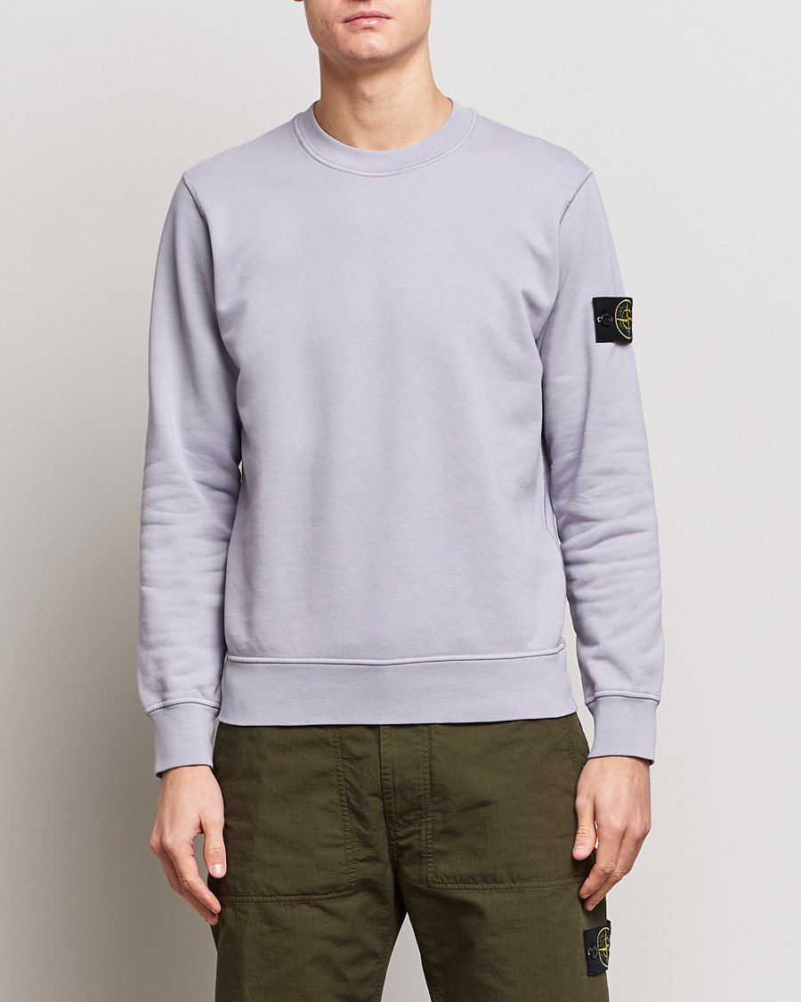 Herren | Stone Island | Stone Island | Garment Dyed Cotton Sweatshirt Dust
