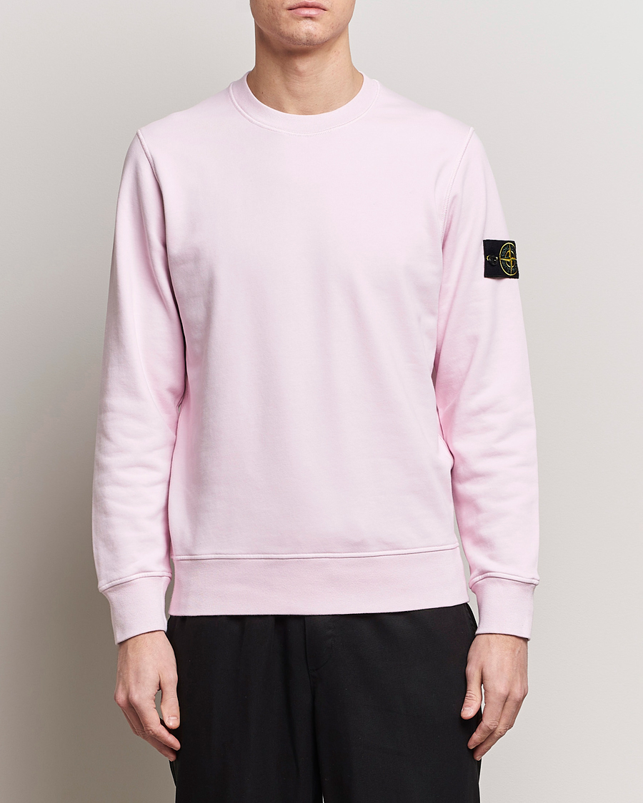 Herren | Stone Island | Stone Island | Garment Dyed Cotton Sweatshirt Pink