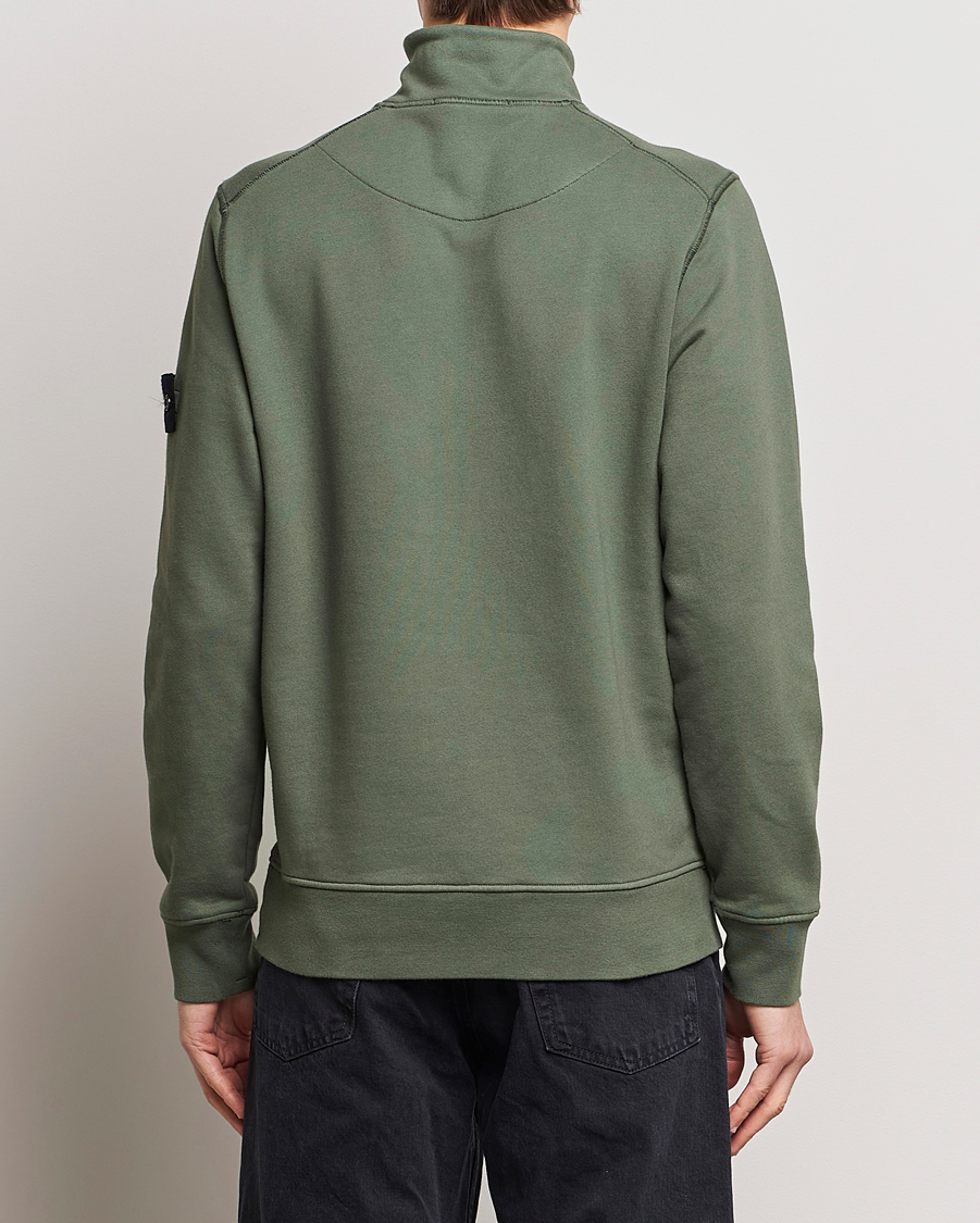 Herren | Pullover | Stone Island | Garment Dyed Cotton Half Zip Musk