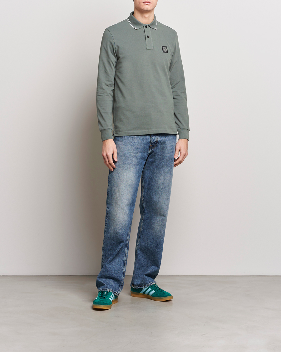 Herren | Pullover | Stone Island | Organic Cotton Stretch Pique Musk