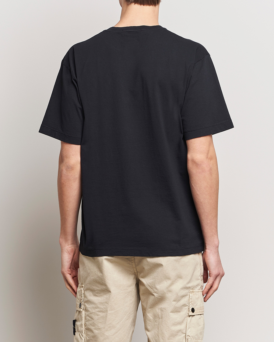 Herren | T-Shirts | Stone Island | Reflective Two Print Cotton T-Shirt Black
