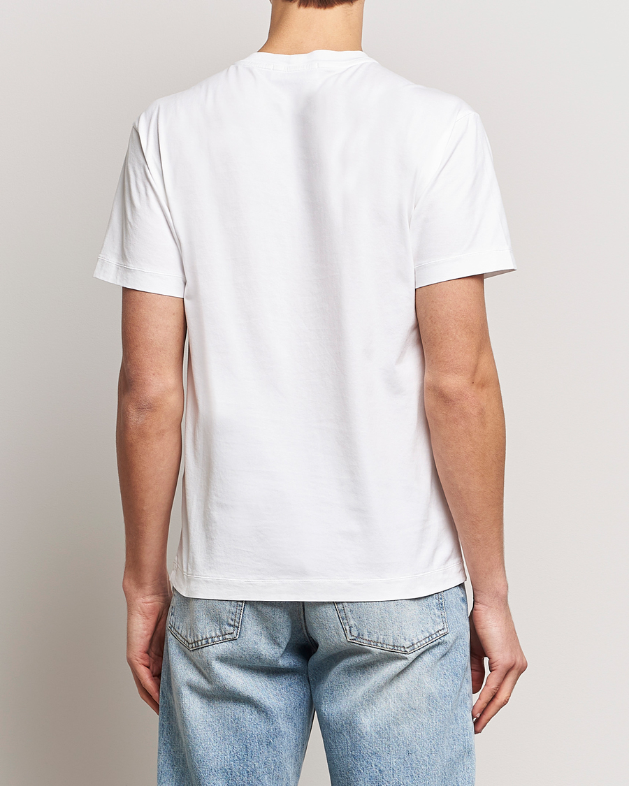 Herren | T-Shirts | Stone Island | Garment Dyed Cotton Jersey T-Shirt White