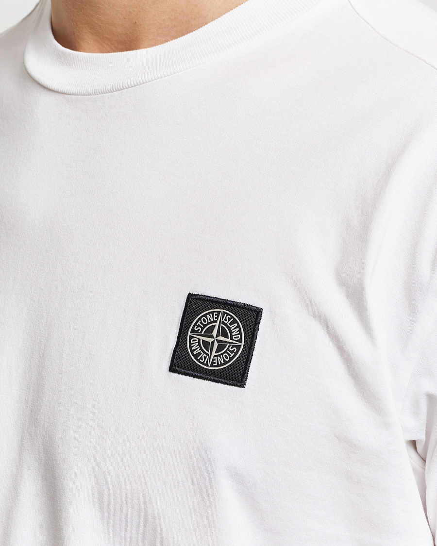 Herren | T-Shirts | Stone Island | Garment Dyed Cotton Jersey T-Shirt White