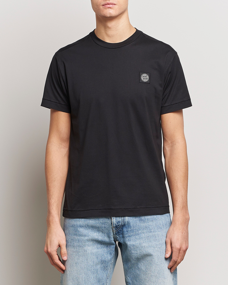 Herren | Stone Island | Stone Island | Garment Dyed Cotton Jersey T-Shirt Black