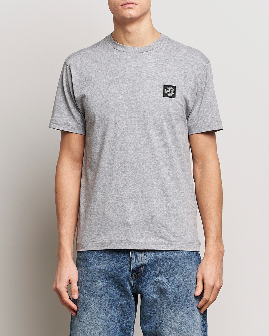 Herren | Stone Island | Stone Island | Garment Dyed Cotton Jersey T-Shirt Melange Grey
