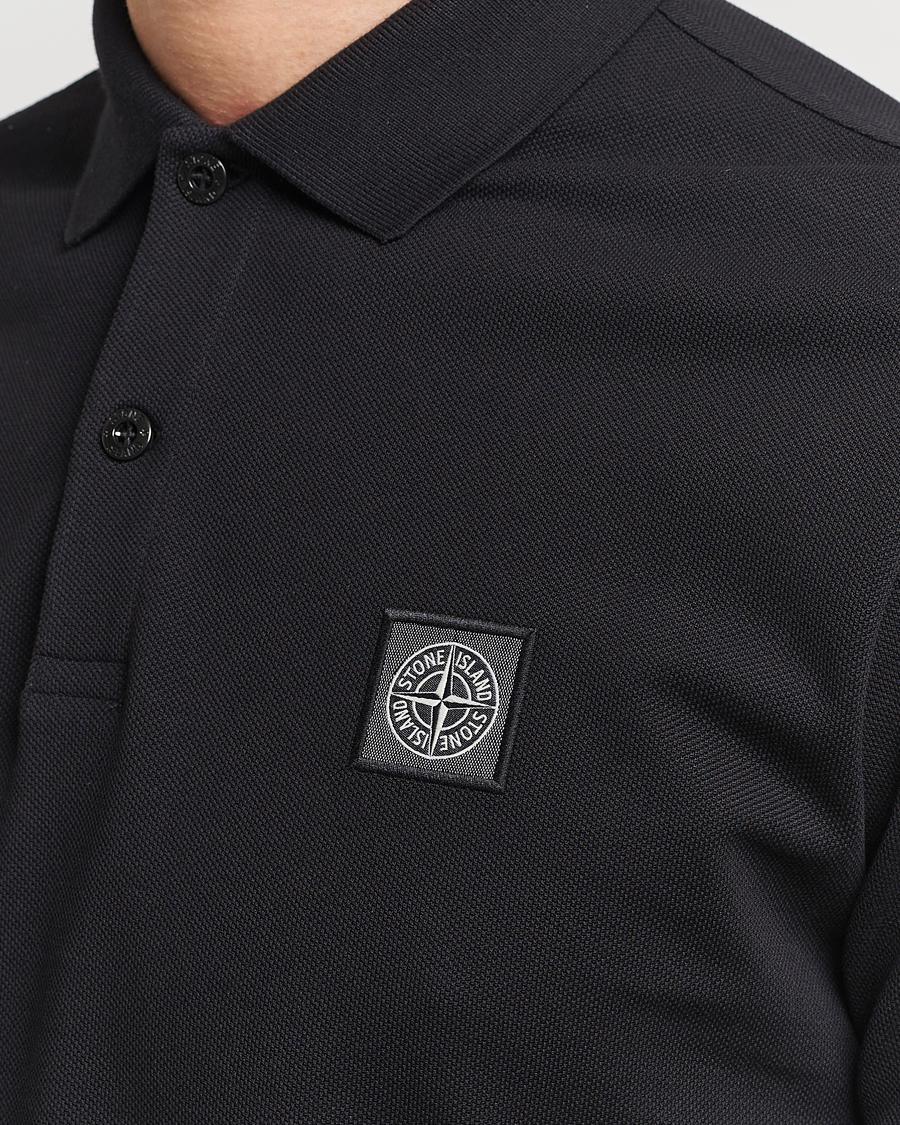 Herren | Poloshirts | Stone Island | Organic Cotton Polo Black