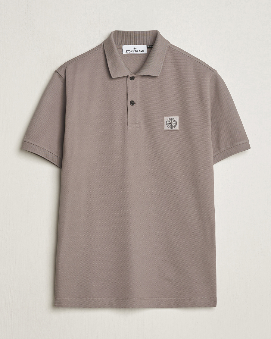 Herren | Poloshirts | Stone Island | Organic Cotton Polo Dove Grey