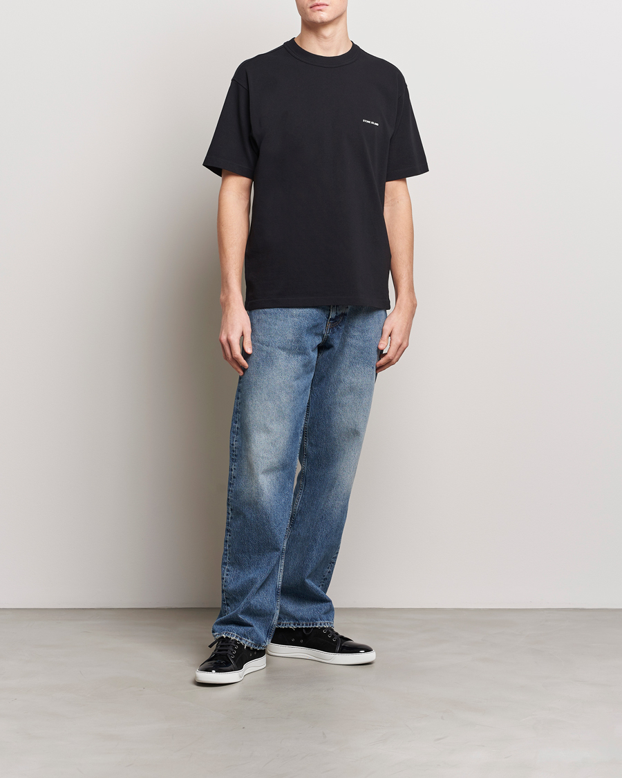 Herren | T-Shirts | Stone Island | Cotton Jersey Small Logo T-Shirt Black