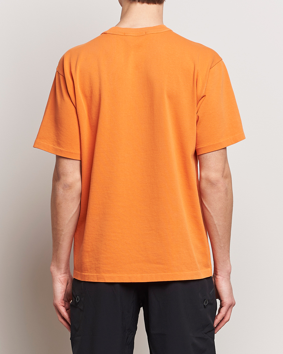 Herren | T-Shirts | Stone Island | Cotton Jersey Small Logo T-Shirt Orange