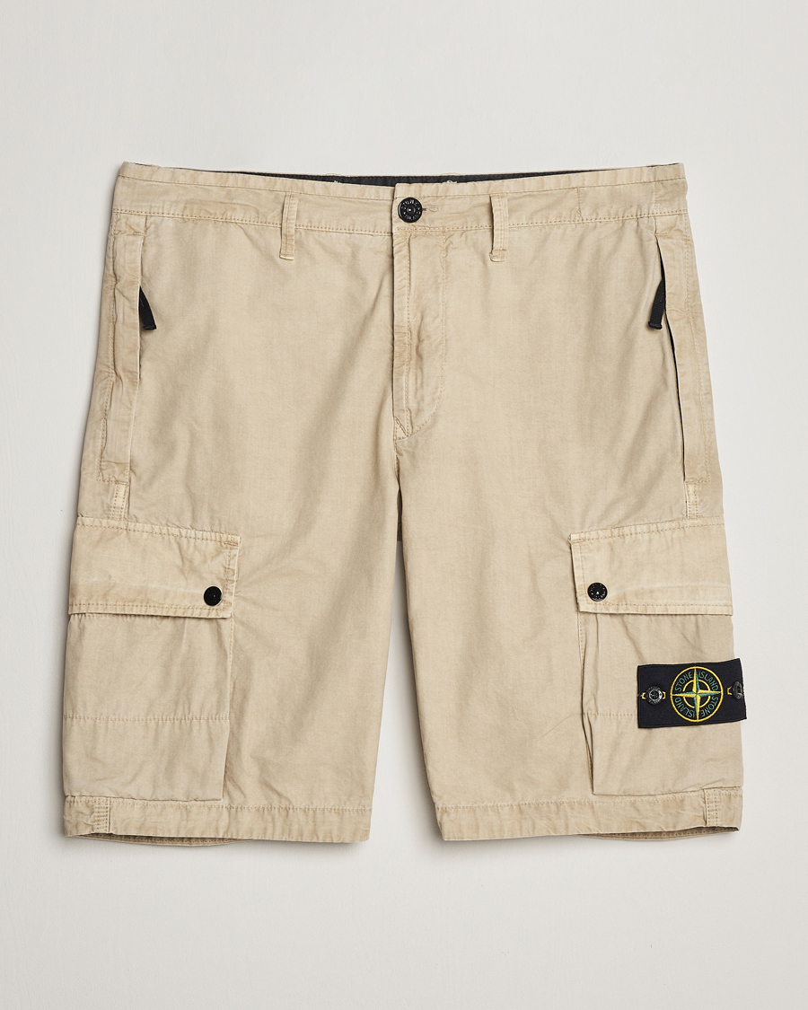 Herren | Shorts | Stone Island | Brushed Cotton Canvas Cargo Shorts Sand