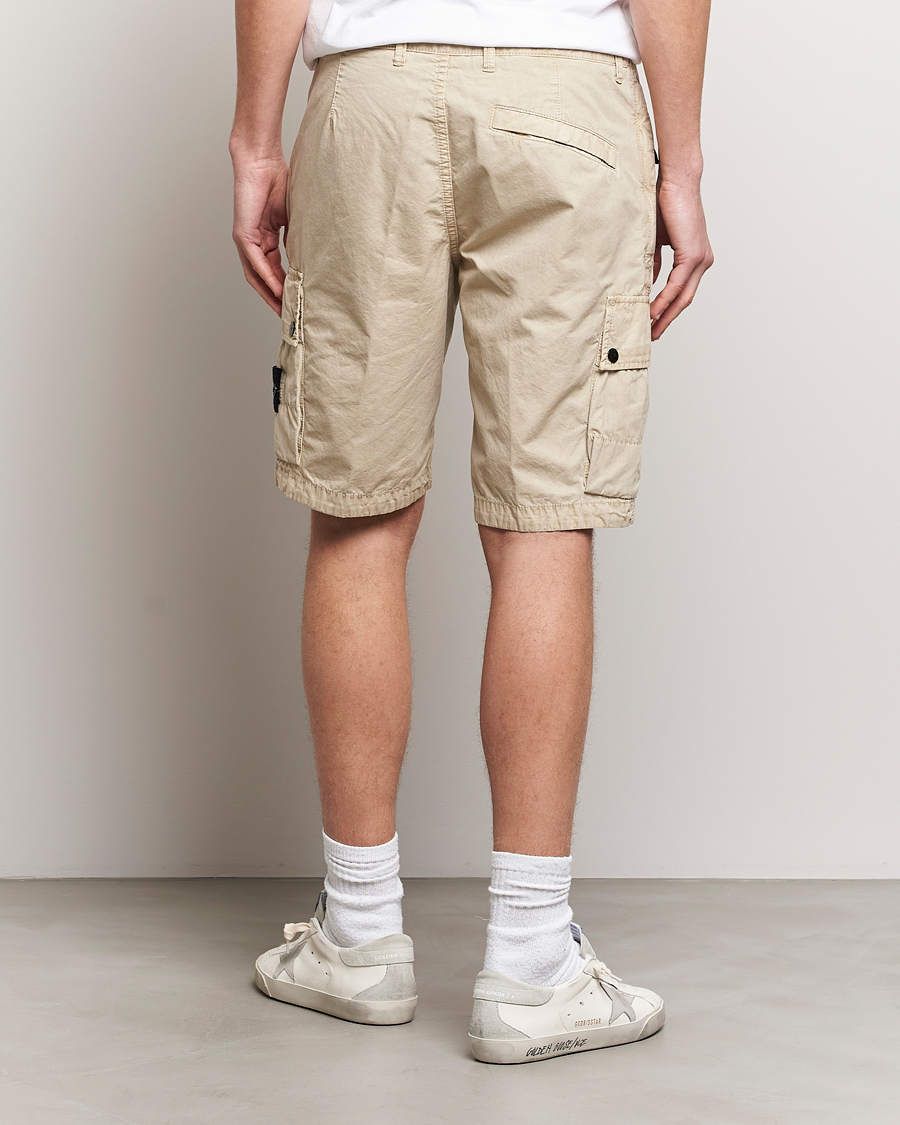 Herren | Shorts | Stone Island | Brushed Cotton Canvas Cargo Shorts Sand