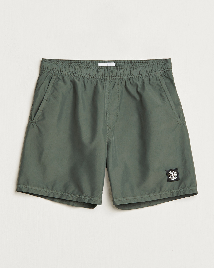Herren | Badehosen | Stone Island | Brushed Nylon Swimshorts Musk