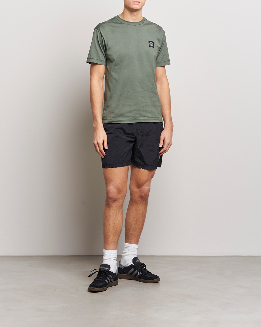 Herren | Badehosen | Stone Island | Nylon Metal Econyl Swimshorts Black