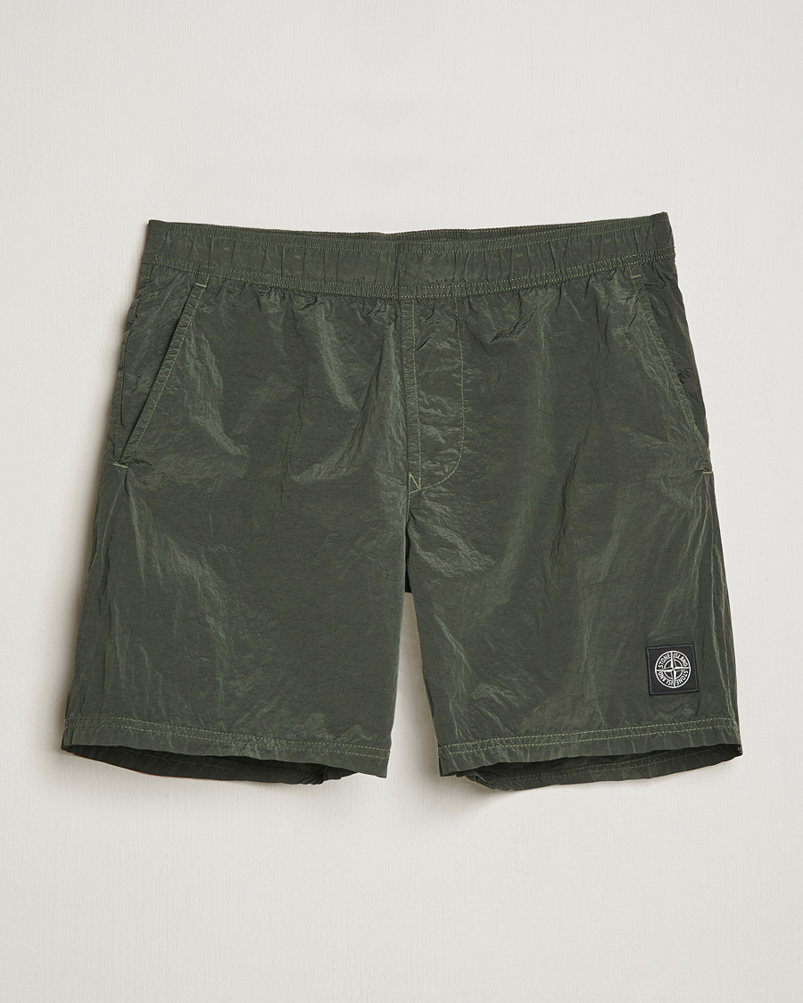 Herren | Badehosen | Stone Island | Nylon Metal Econyl Swimshorts Musk
