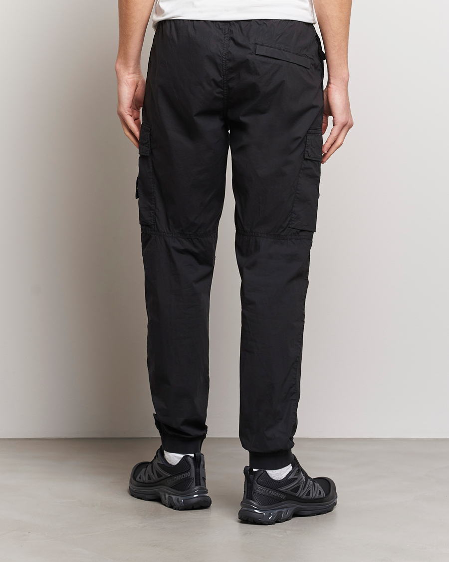 Herren | Hosen | Stone Island | Garment Dyed Drawsting Cargo Pants Black