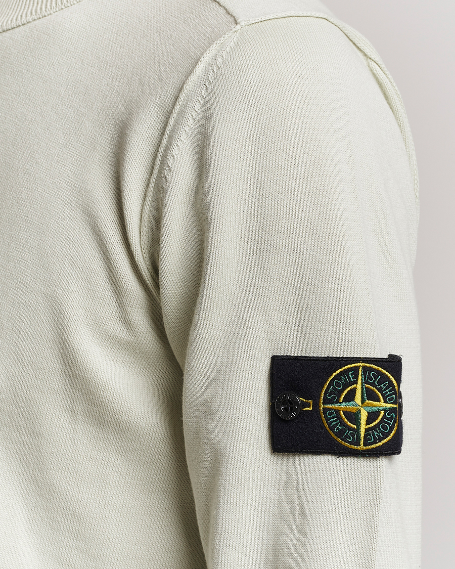Herren | Pullover | Stone Island | Soft Organic Cotton Crew Neck Pistachio