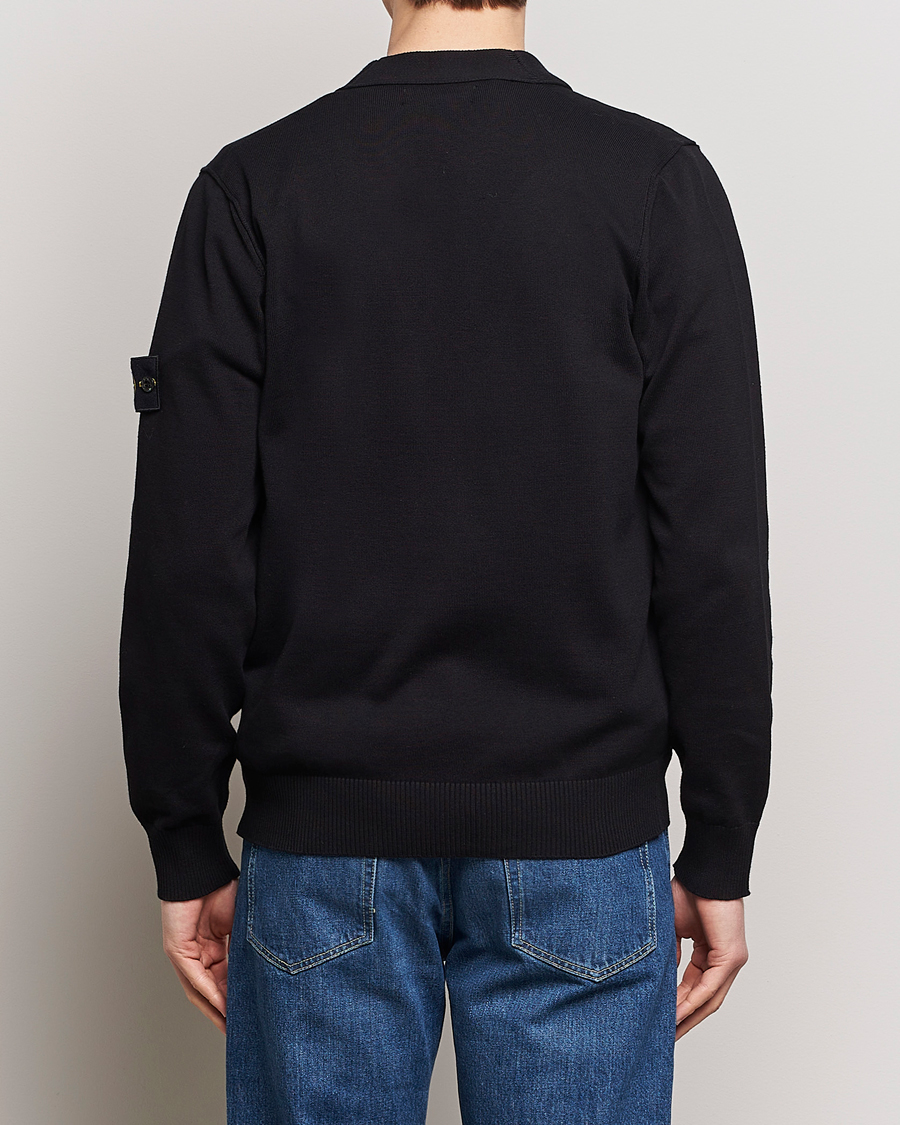 Herren | Pullover | Stone Island | Soft Organic Cotton Cardigan Black