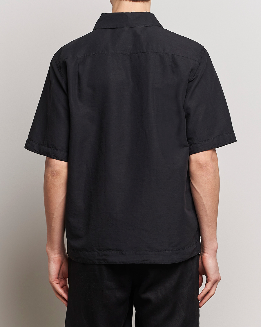 Herren | Hemden | Stone Island | Cotton/Hemp Short Sleeve Shirts Black