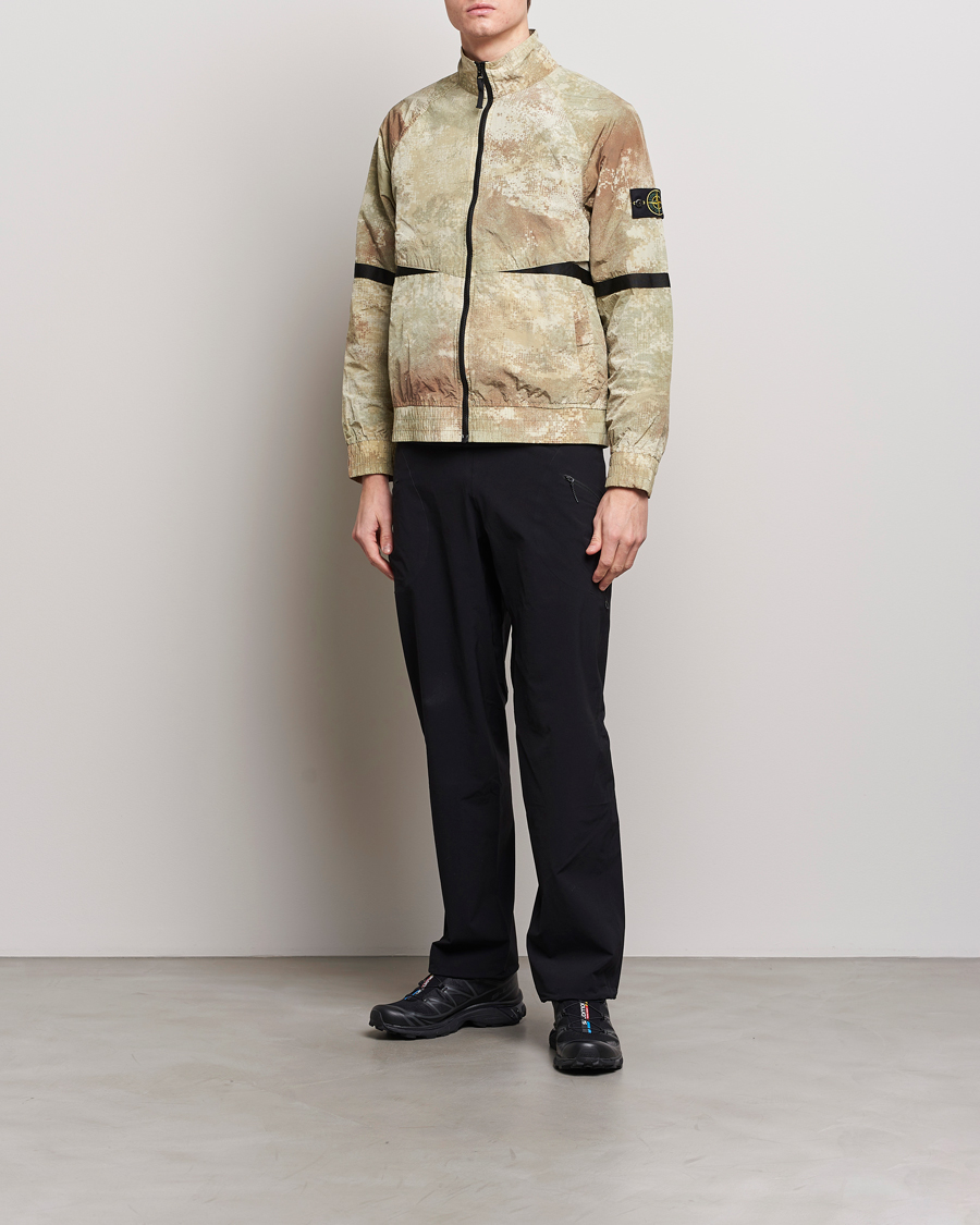 Herren | Jacken | Stone Island | Dissolving Grid Camo Short Jacket Natural Beige