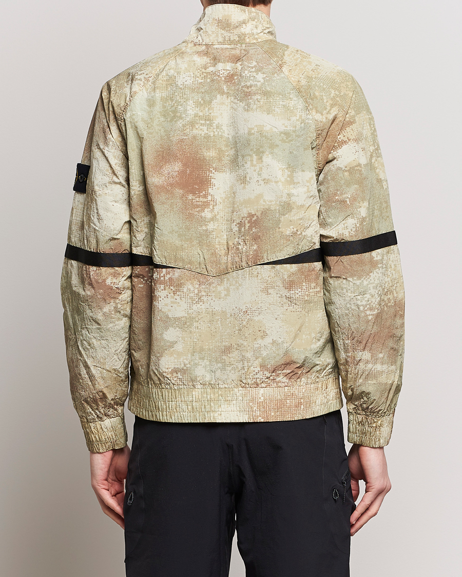 Herren | Jacken | Stone Island | Dissolving Grid Camo Short Jacket Natural Beige
