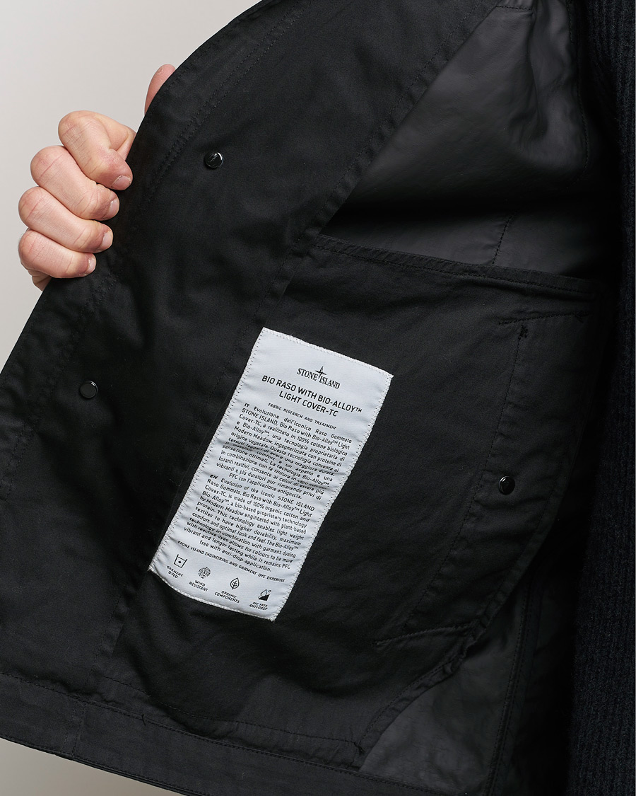 Herren | Jacken | Stone Island | Bio Rasso TC Cotton Hooded Jacket Black