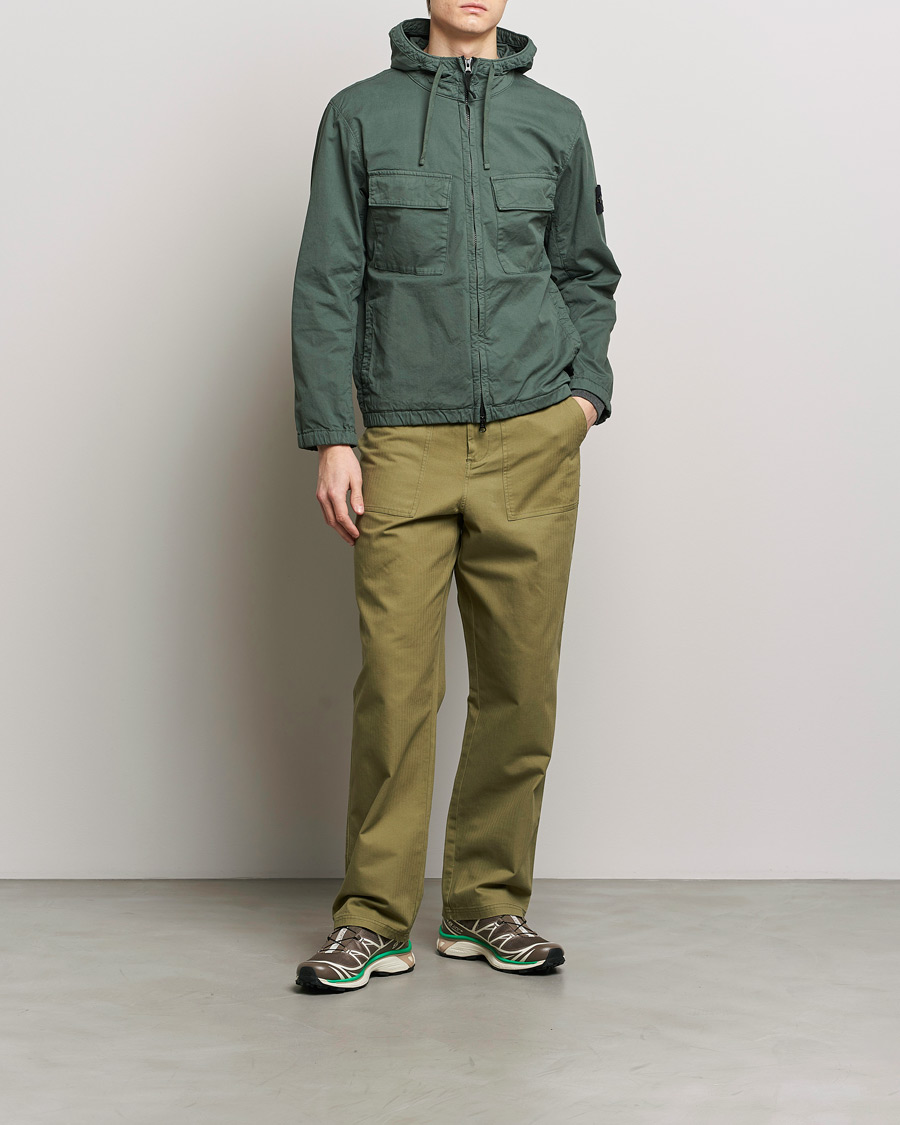 Herren | Jacken | Stone Island | Supima Cotton Hooded Jacket Musk