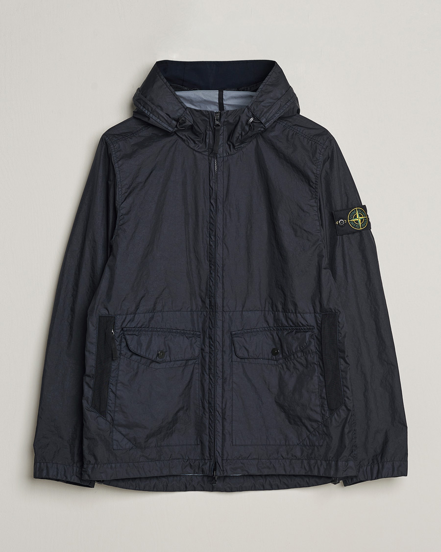 Herren | Jacken | Stone Island | Membrana Hooded Jacket Navy Blue