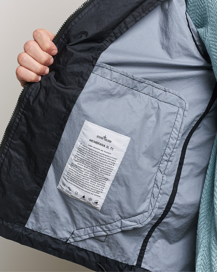 Herren | Jacken | Stone Island | Membrana Hooded Jacket Navy Blue