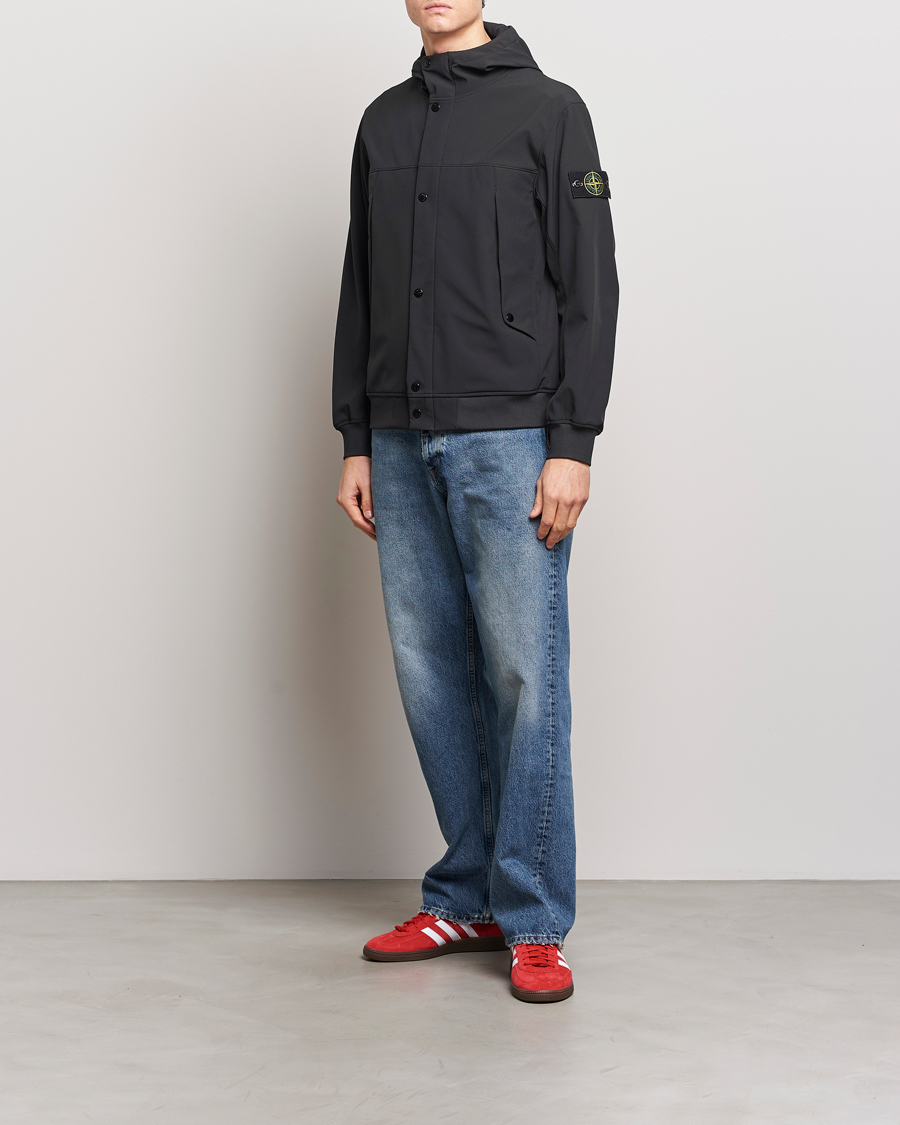 Herren | Jacken | Stone Island | Light Soft Shell Jacket Black