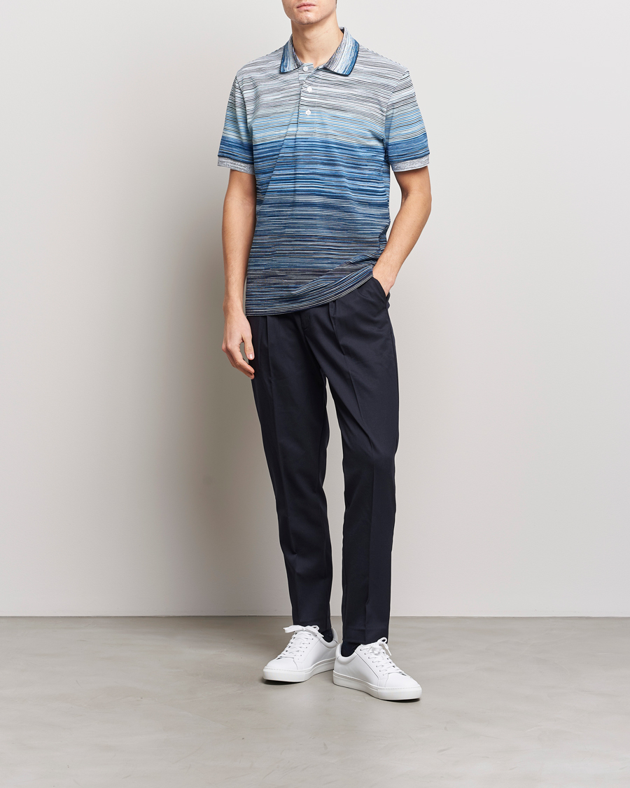 Herren | Poloshirts | Missoni | Space Dyed Polo Blue
