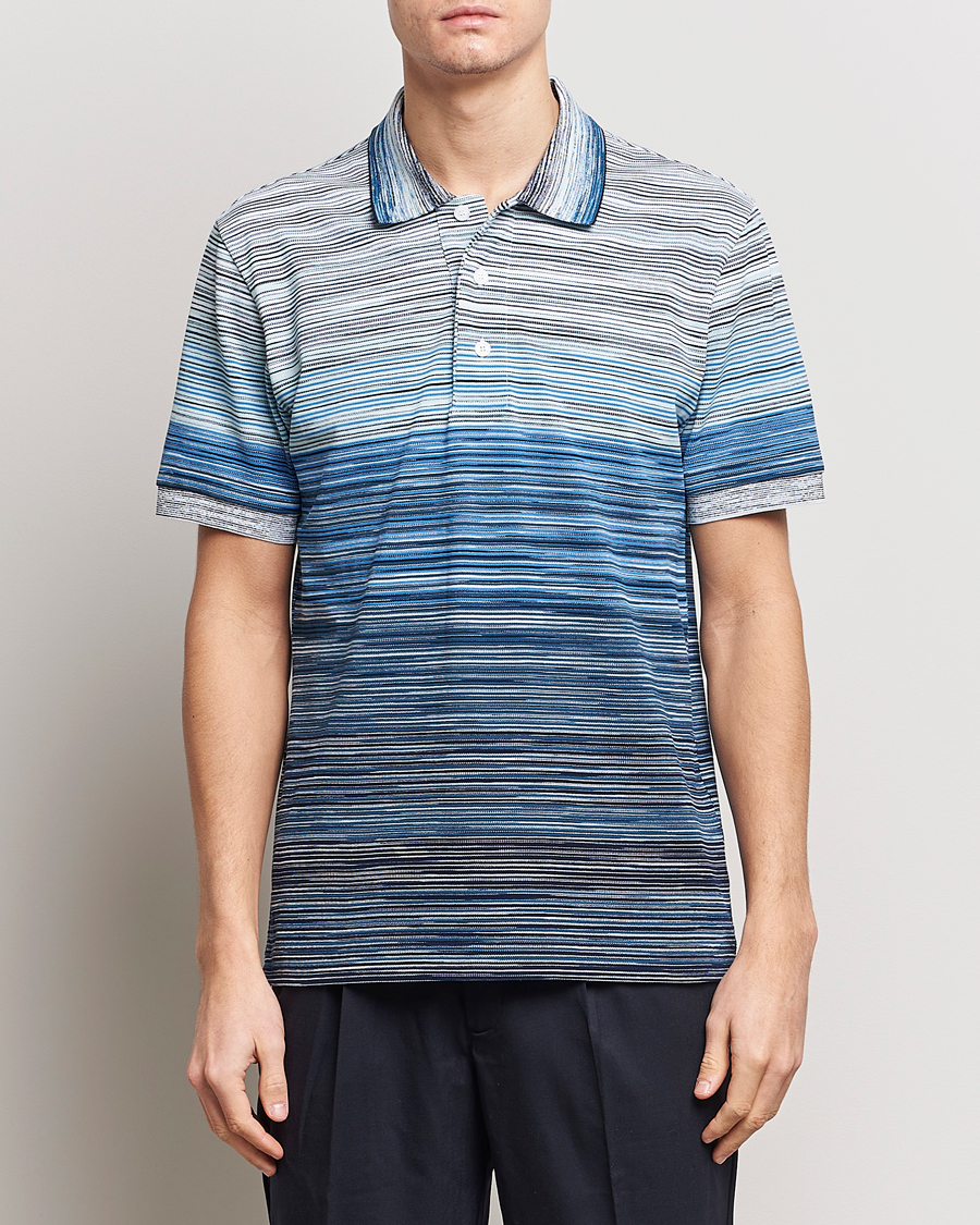 Herren | Poloshirts | Missoni | Space Dyed Polo Blue