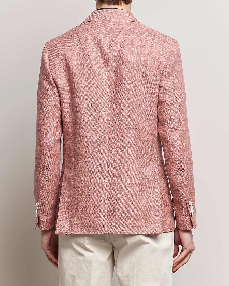 Herren | Sakkos | Lardini | Wool/Linen Patch Pocket Blazer Soft Red