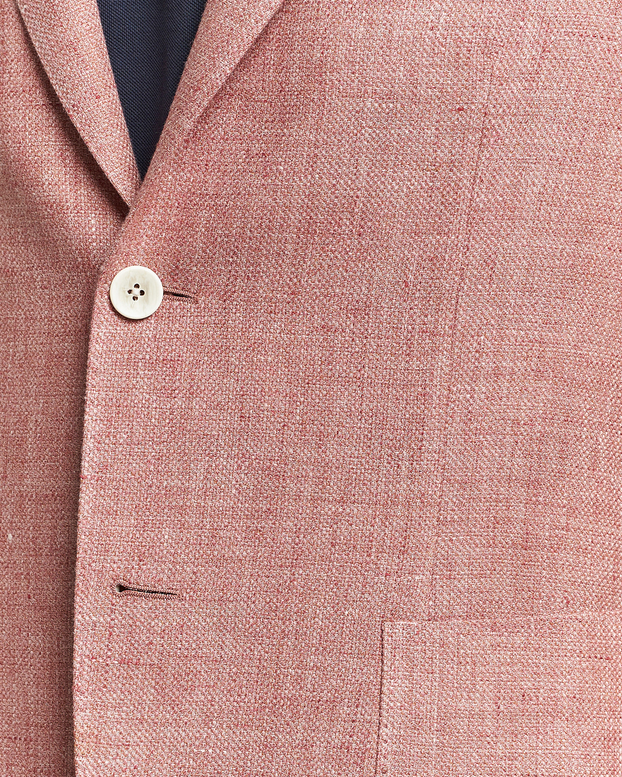 Herren | Sakkos | Lardini | Wool/Linen Patch Pocket Blazer Soft Red