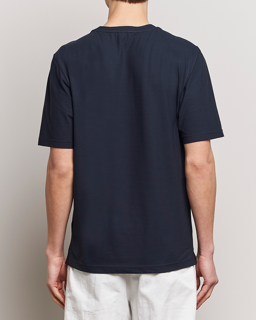 Herren | T-Shirts | Lardini | Ice Cotton T-Shirt Navy