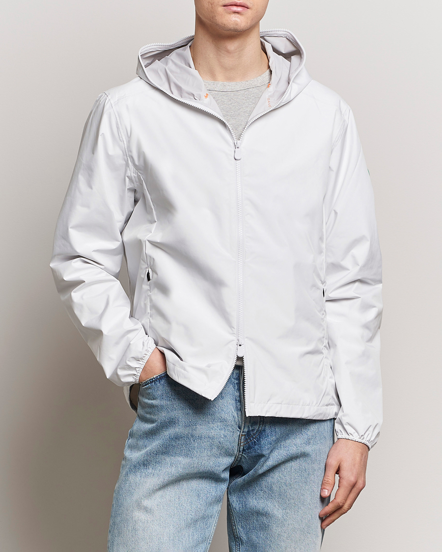 Herren | Sale | Save The Duck | Zayn Lightweight Recycled Water Repellent Jacket White